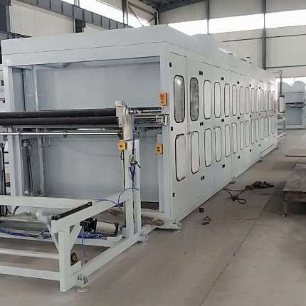 dual-mold single-layer thick-sheet thermoforming machine