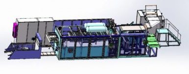 servo turnove cup thermoforming line