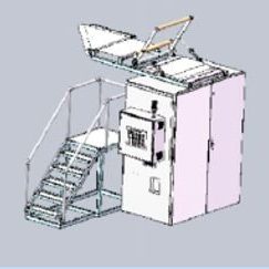 servo turnove cup making machine