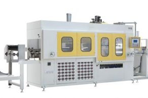 split type thermoforming machine