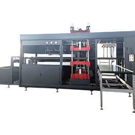 2 Station In-mold Cutting fruit box blister Machine