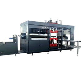 2 Station In-mold Cutting plastic box blister Machine