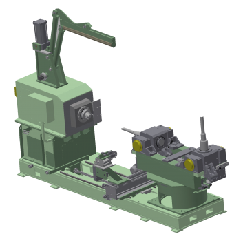 rubber belt slab building machine